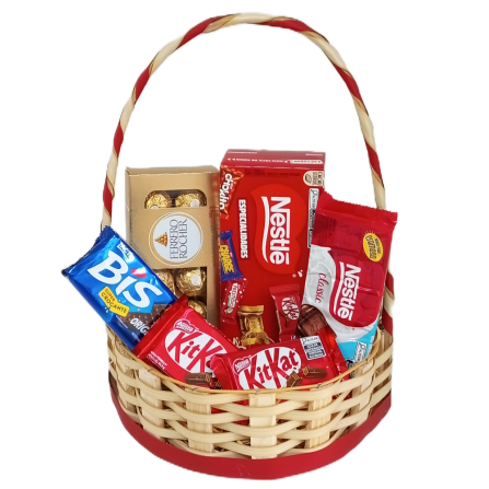 Cesta "Meio Kilo de Chocolate"